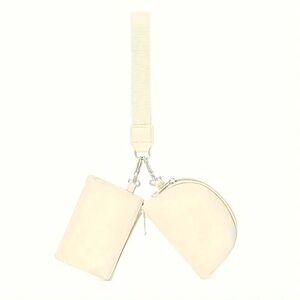 Zip Around Wristlet Wallet for Women Dual Pouch Wristlet Coin Purse Coin Pocket